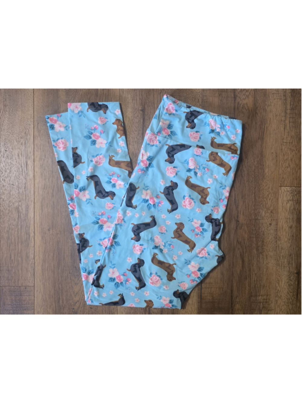LuLaRoe Leggings - Doxie Print - TC